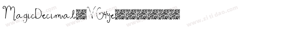MagicDecimal-VG4ye字体转换
