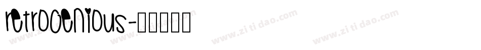 Retrogenious字体转换