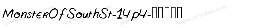 MonsterOfSouthSt-14p4字体转换