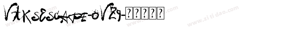 VtksEscape-0VZ9字体转换