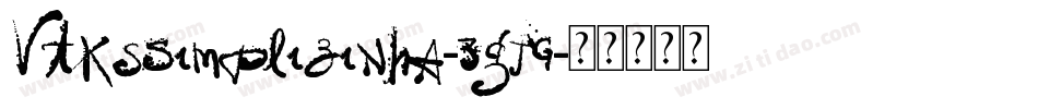 VtksSimplizinha-3gJG字体转换