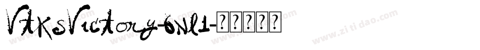 VtksVictory-6nl1字体转换