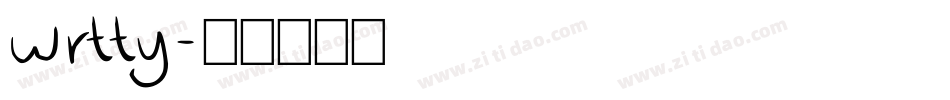 wrtty字体转换
