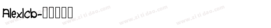 Alexlcb字体转换