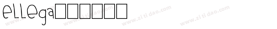 Ellega字体转换
