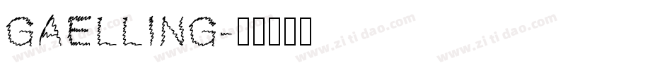 Gaelling字体转换