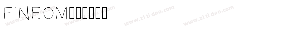 FINEOM字体转换