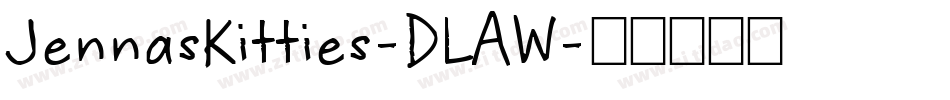 JennasKitties-DLAW字体转换