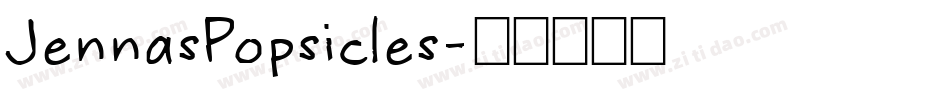 JennasPopsicles字体转换