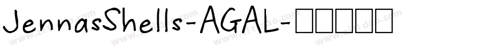 JennasShells-AGAL字体转换