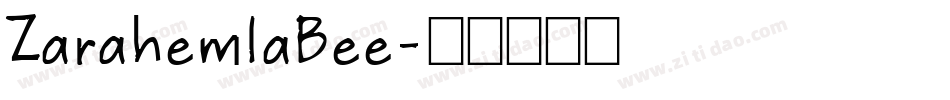 ZarahemlaBee字体转换
