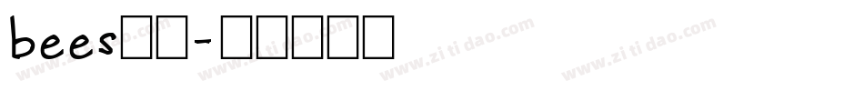 bees字体字体转换