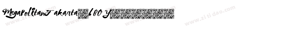 MegapolitanJakarta-6BOY字体转换