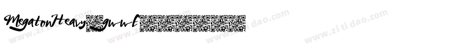 MegatonHeavy-gwwE字体转换