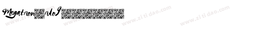 Megatron-rAo9字体转换