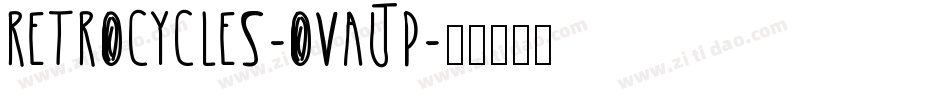Retrocycles-OVAjp字体转换
