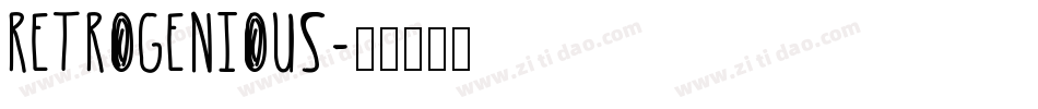 Retrogenious字体转换