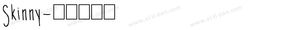 Skinny字体转换