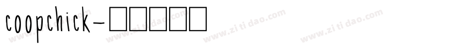 coopchick字体转换