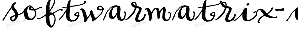 softwarmatrix-code-n字体转换