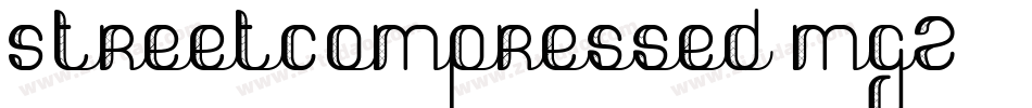 StreetCompressed-mg2字体转换