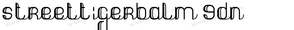 StreetTigerbalm-9dn字体转换