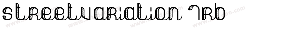 StreetVariation-1rB字体转换