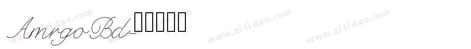AmrgoBd字体转换