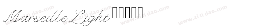 Marseille-Light字体转换