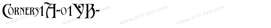 Corners1A-o1YB字体转换
