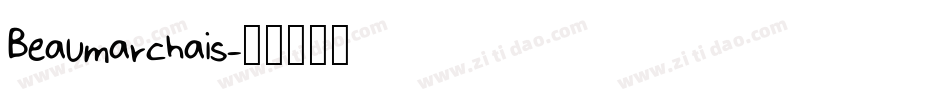 Beaumarchais字体转换