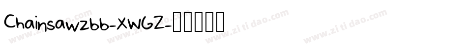 Chainsawzbb-XWGZ字体转换