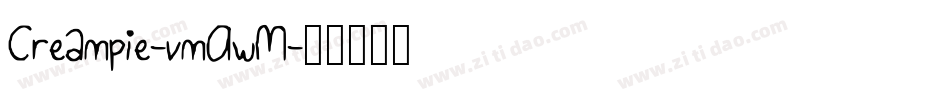 Creampie-vmAwM字体转换