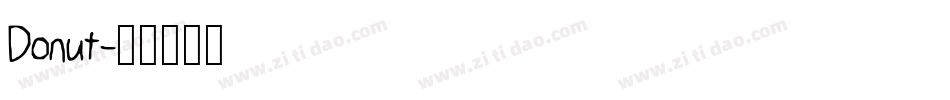 Donut字体转换