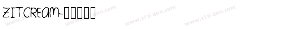 ZITCREAM字体转换