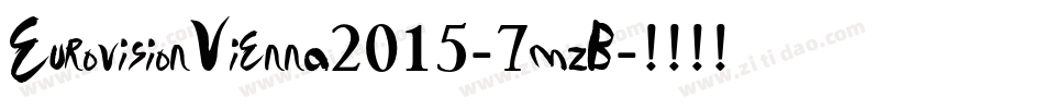 EurovisionVienna2015-7mzB字体转换