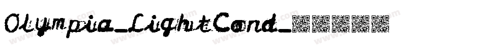Olympia-LightCond字体转换