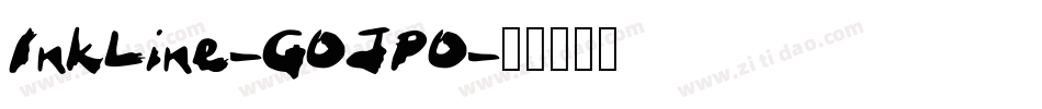 InkLine-GOJPO字体转换
