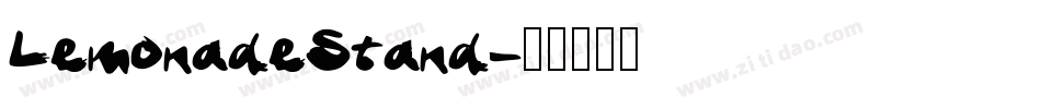 LemonadeStand字体转换
