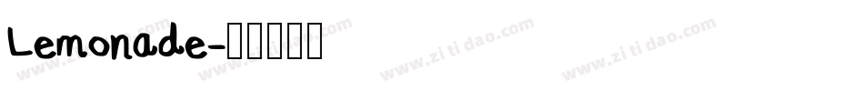 Lemonade字体转换