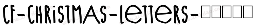 CF-Christmas-Letters字体转换