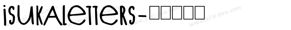 IsukaLetters字体转换