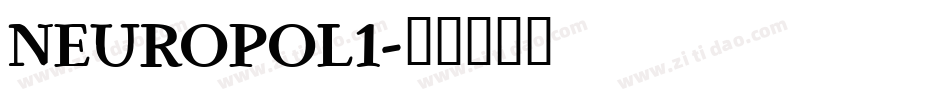 NEUROPOL1字体转换