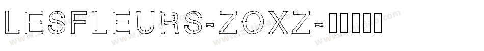 LesFleurs-ZOxz字体转换