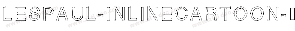 LesPaul-InlineCartoon字体转换