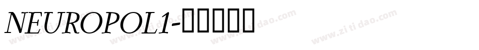 NEUROPOL1字体转换