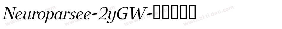 Neuroparsee-2yGW字体转换