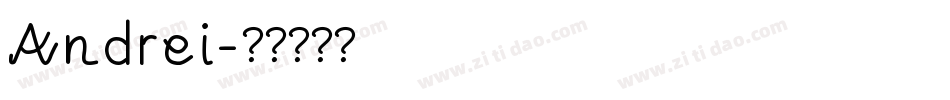 Andrei字体转换