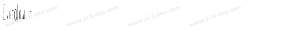 Everglow字体转换