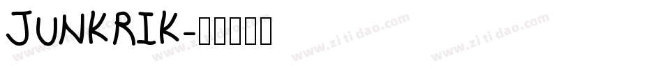 JUNKRIK字体转换